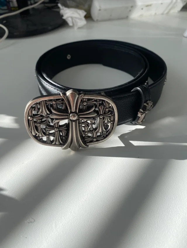 Chrome Hearts Belts — Silver hardware
