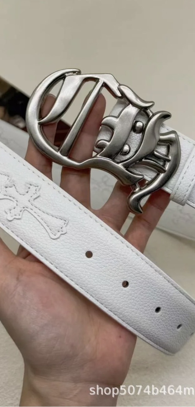 Chrome Hearts Belts — Silver hardware