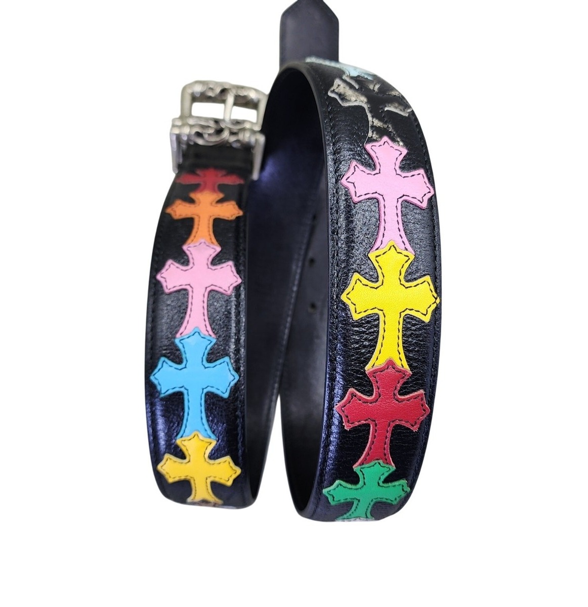 Chrome Hearts Belts — Silver hardware